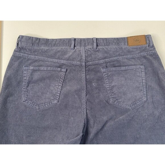 Peter Millar Superior Soft Corduroy 5 Pocket Pants Blue Gray Men’s 40x27 Classic - Picture 7 of 15